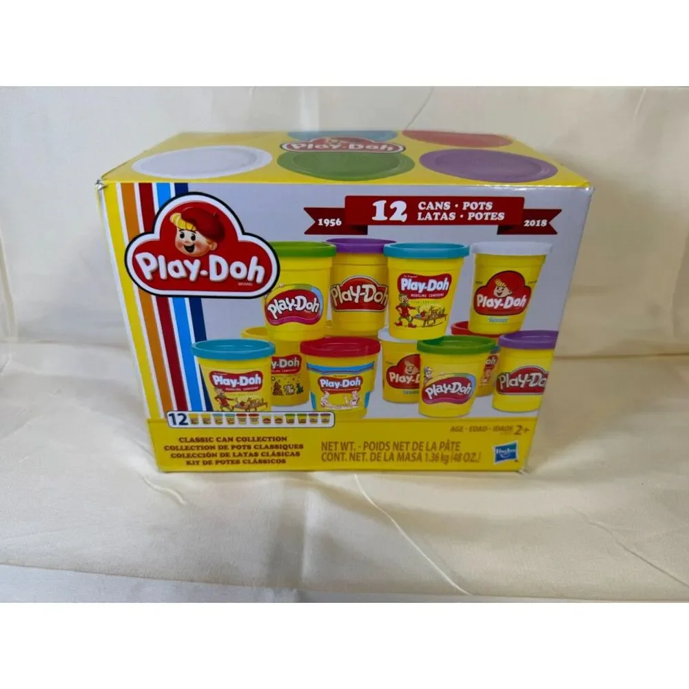 New Play-Doh Retro Classic Can Collection Multipack 12pc Back to School Supplies